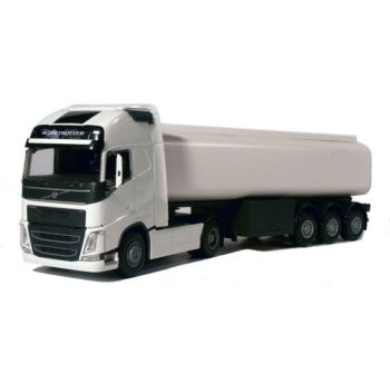 EMEK93002 - VOLVO FH4 XL 4x2 bianco con rimorchio cisterna a 3 assi