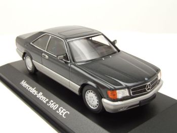 MXC940035121 - 1986 MERCEDES 560 SEC C126 Nero metallizzato