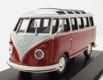 MXC940052301 - 1961 VOLKSWAGEN Tipo 1 Samba Bus grigio e rosso