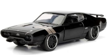 JAD98300 - PLYMOUTH GTX 1972 nero Fast & Furious