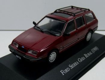 MAGARGAQV24 - FORD Sierra GHIA rurale 1988 bordeaux con libretto