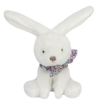 DC3818-01 - Trapunta per bebè Bunny Darling con sciarpa Blu floreale