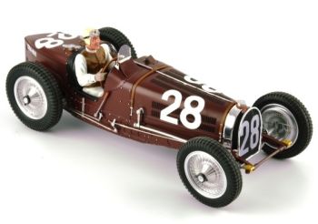 FLM-118002/28M - BUGATTI Tipo 59 #28 Monaco Grand Prix 1934 Marrone