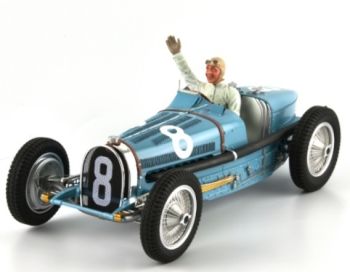 FLM-118002/8M - BUGATTI Tipo 59 #8 Monaco Grand prix 1934 Blu