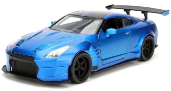 JAD98271 - NISSAN GT-R R35 Ben Sopra 2009 blu metallizzato di Brian dal film Fast And Furious 6