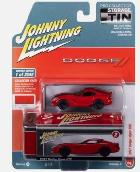 JLCT012-C - DODGE Viper GTC 2017 Rosso della serie COLLECTOR TINS in blister