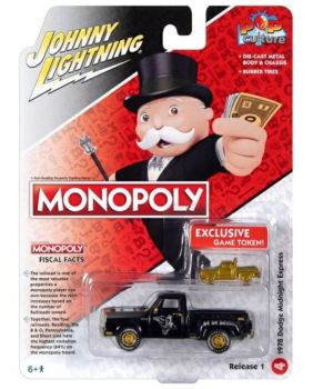 JLPC011-D - DODGE Midnight Express 1978 Black - MONOPOLY - dalla serie POP CULTURE 2023 in blister