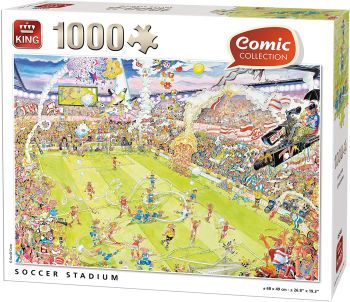 KING05546 - Puzzle 1000 pezzi stadio di calcio