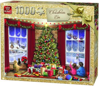 KING05683 - Puzzle 1000 Pezzi Vigilia di Natale