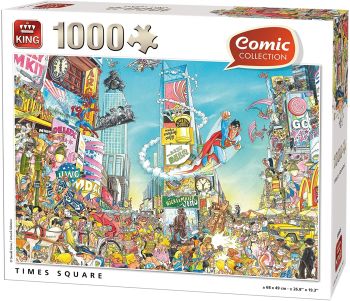 KING55905 - Puzzle Time Square da 1000 pezzi