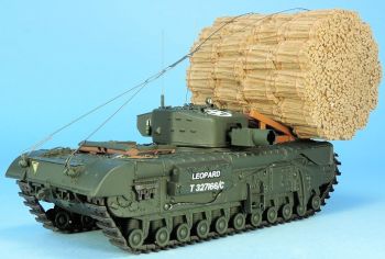 MFT48607 - CHURCHILL MK IV trasporta fascines gold beach d-day 6 giugno 1944 79a divisione armata limitata a 100 copie