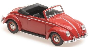 MXC940052131 - VOLKSWAGEN Maggiolino cabriolet aperto 1950 rosso