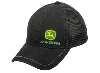 MCL201915011 - Cappellino a rete con logo JOHN DEERE nero