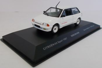 ODE050 - CITROEN AX Sport 1987 bianca limitata a 1000 esemplari