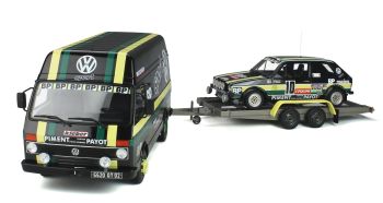 OT353 - VOLKSWAGEN LT35 con Golf GTI MK1 GR.2 #10 Nero e verde J.PANCIATICI